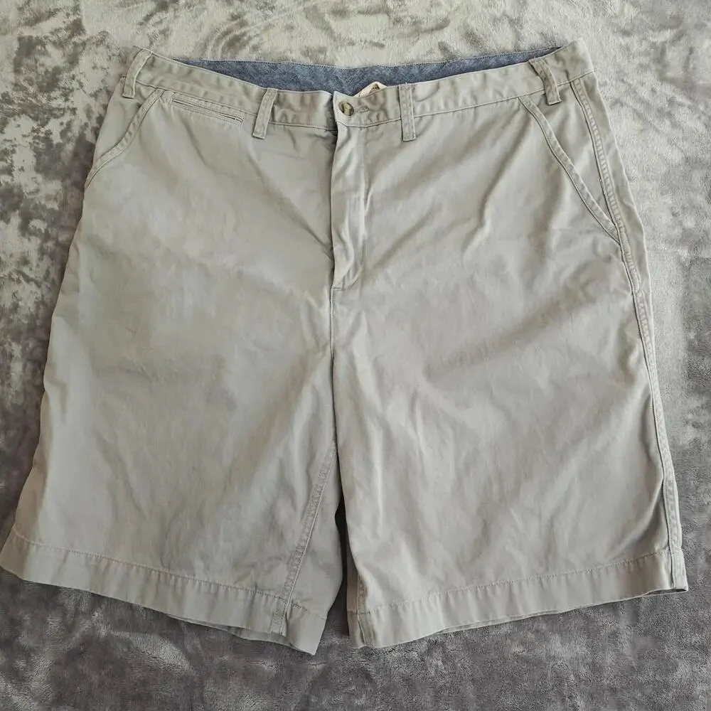 Polo Ralph Lauren Chino Shorts Mens 40 Beige Relaxed Fit Cotton Pockets Casual